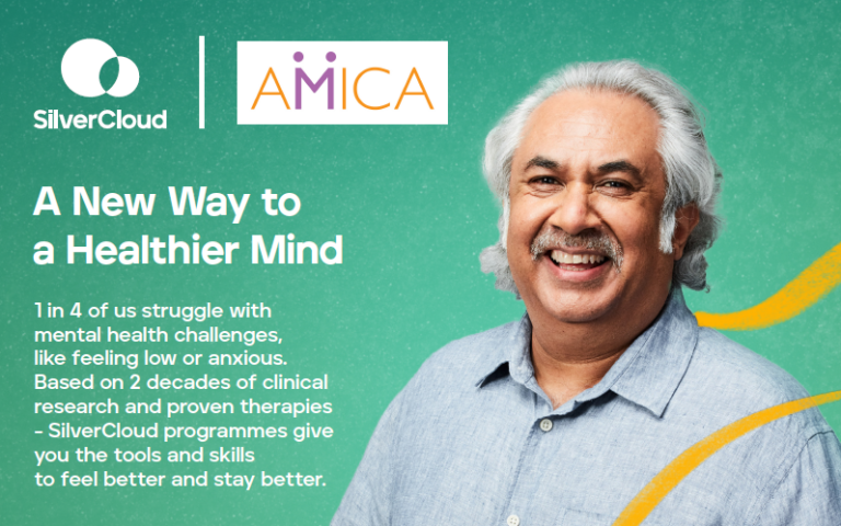 SilverCloud from Amica - A New Way to a Healthier Mind. 1 in 4 uf us struggle with mental health challenges, like feeling low or anxious. Based on 2 decades of clinical research and proven therapies - SilverCloud programmes give you the tools and skills to feel better and stay better
